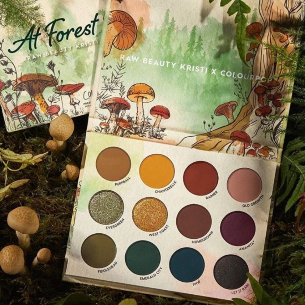 Colourpop Raw Beauty Kristi Forest Eyeshadow Palette
